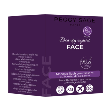 Peggy Sage Μάσκα Ματιών Με Κολλαγόνο 15τμχ