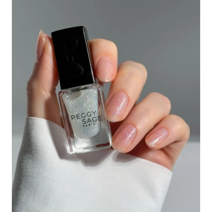 Peggy Sage Mini Βερνίκι Νυχιών Glitter Celeste 5ml 2