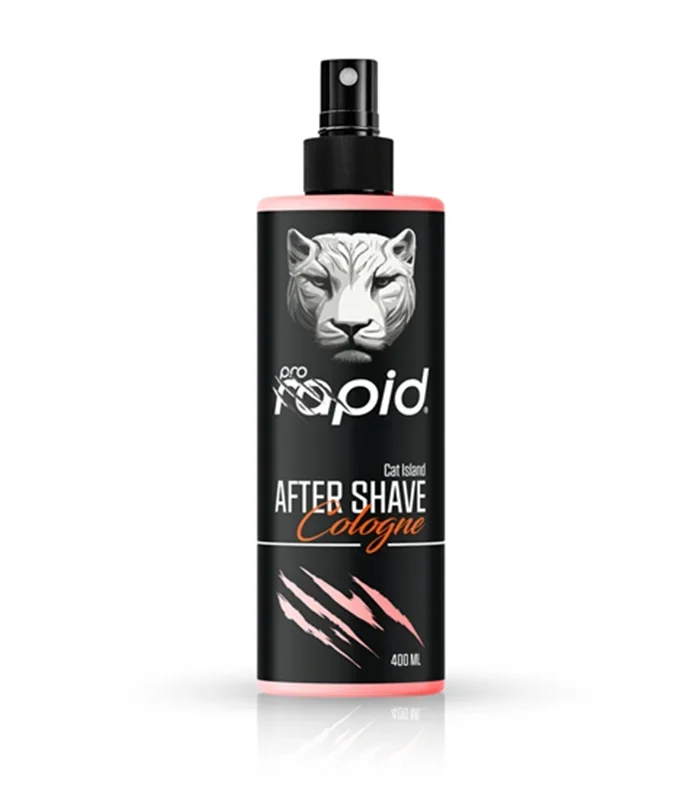 Pro Rapid Tattoo After Shave Cologne Cat Island 400ml - BARBER Pro Rapid Tattoo After Shave Cologne Cat Island 400ml