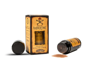 Barbertime Ίνες Κάλυψης Αραίωσης Μαλλιών με Κερατίνη Hair Fiber Ανοιχτό Καστανό 21gr