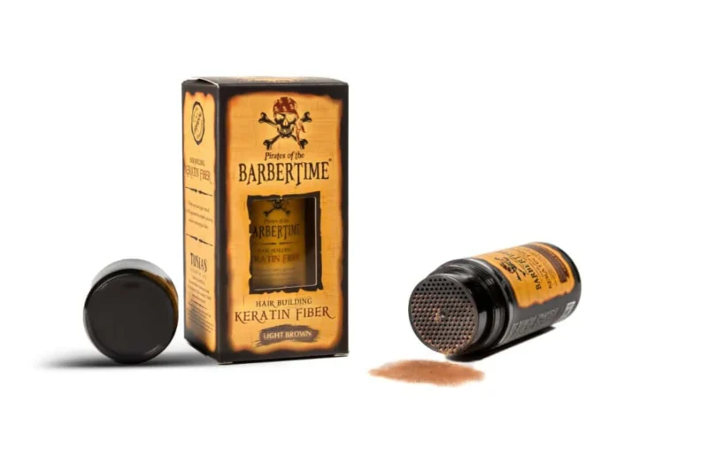 Barbertime Ίνες Κάλυψης Αραίωσης Μαλλιών με Κερατίνη Hair Fiber Ανοιχτό Καστανό 21gr - Styling-Θερμοπροστασία Barbertime Ίνες Κάλυψης Αραίωσης Μαλλιών με Κερατίνη Hair Fiber Ανοιχτό Καστανό 21gr