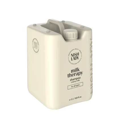 Nishlady Milk Bath Pro Μαλακτική Κρέμα Μαλλιών 5LT - 2