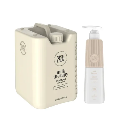 Nishlady Milk Bath Pro Μαλακτική Κρέμα Μαλλιών 5LT