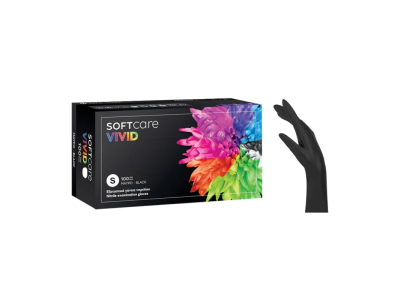 Soft Care Γαντια Νιτριλιου Vivid Black Small