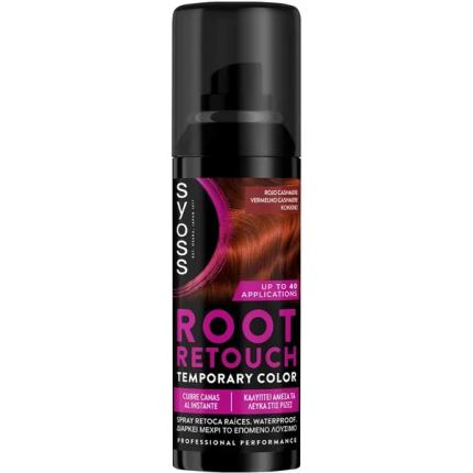 Syoss Root Retoucher Κόκκινο 120ml