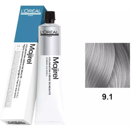 L’Oreal Professionnel Majirel 9.1 Ξανθό Πολύ Ανοιχτό Σαντρέ 50ml
