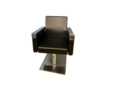 Beauty Star Ιταλική Καρέκλα Κομμωτηρίου Μαύρη